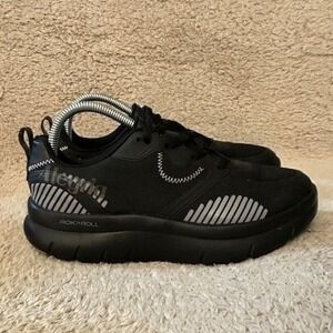 Alegria Rok N Roll Black Sneakers Women Athletic Comfort Shoes Size 8 Visible